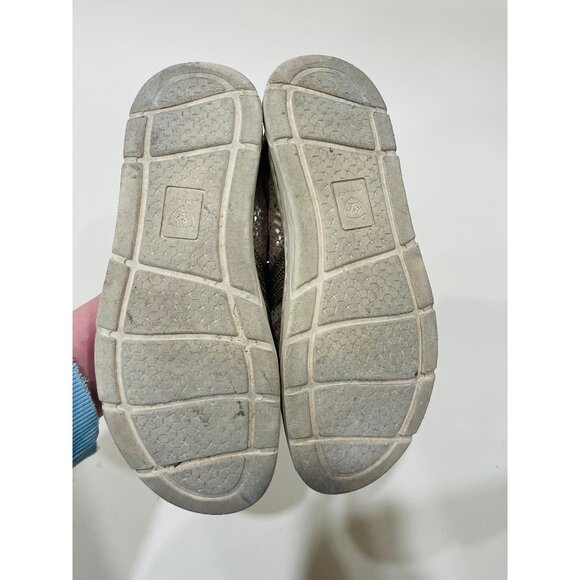 Ariat Gold Shimmer Slip on Rider Sneaker Western Women's 8 - Picture 4 of 5